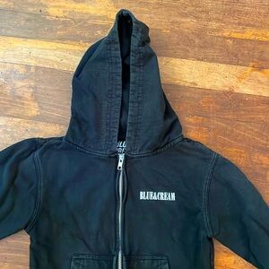 Blue & Cream zip hoodie Bleecker Playground